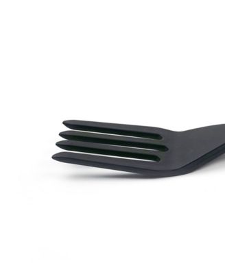 Silicone Coated Steel 11" x 2.25" Ela Series Black Fork