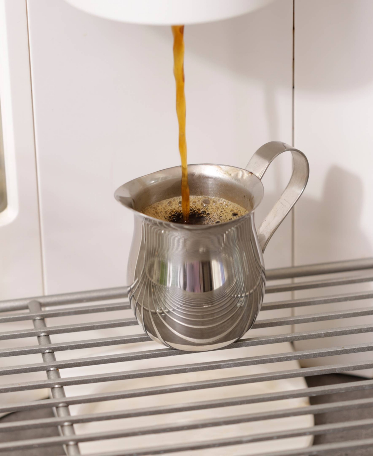 Rsvp International Endurance Stainless Steel 3 Ounce Espresso Pitcher In Silver
