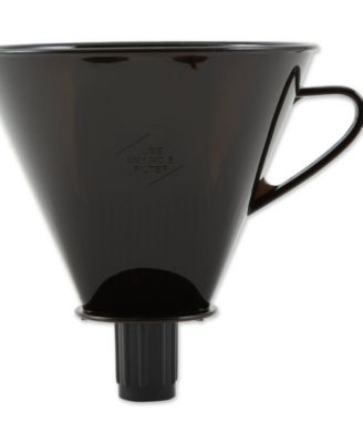 Plastic 7" x 6.25" x 6.5" Manual Drip Coffee Filter Cone