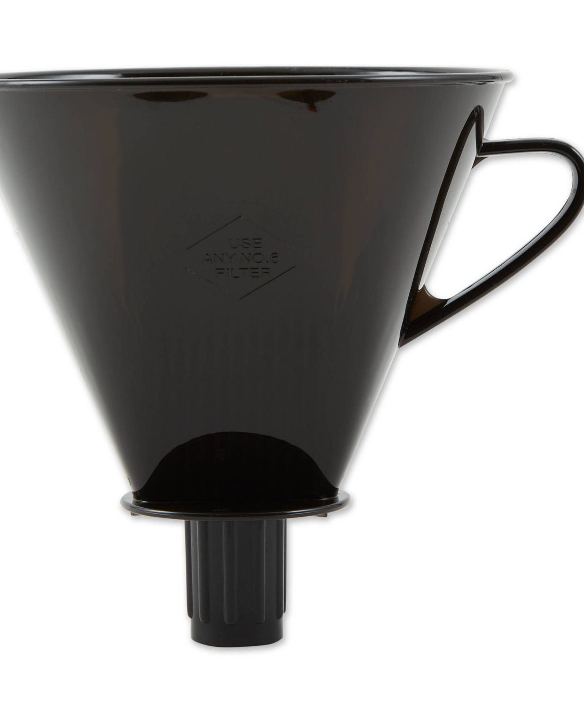 RSVP INTERNATIONAL PLASTIC 7" X 6.25" X 6.5" MANUAL DRIP COFFEE FILTER CONE 