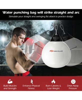 Water Punching Bag 21" 180 Pound Heavy Punching Bag with Adjustable Metal Chain