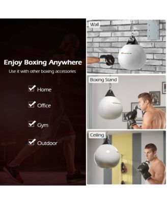 Water Punching Bag 21" 180 Pound Heavy Punching Bag with Adjustable Metal Chain