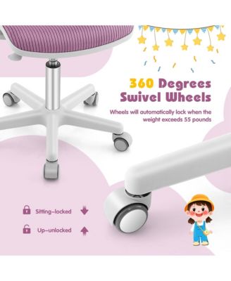Kids Desk Chair Swivel Mesh Children Computer Chair with Adjustable Height