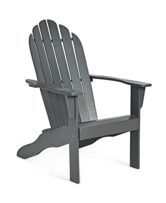 Outdoor Adirondack Chair Solid Wood Patio Garden Furniture