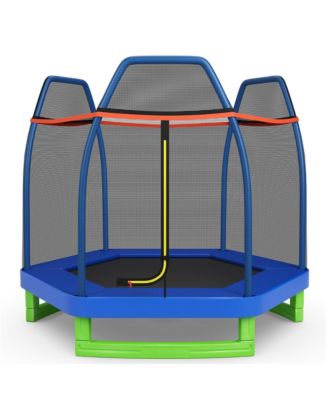 7FT Kids Trampoline Outdoor Indoor Recreational Bounce Jumper
