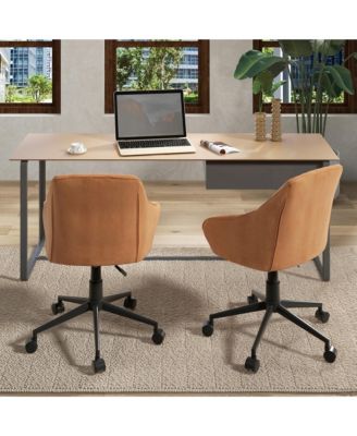 PU Leathaire Home Office Arm Chair Adjustable Swivel