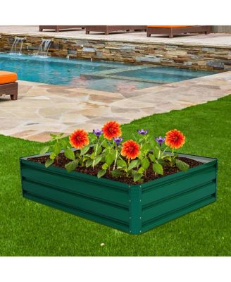 47"x35.5" Patio Raised Garden Bed Vegetable Flower Plant