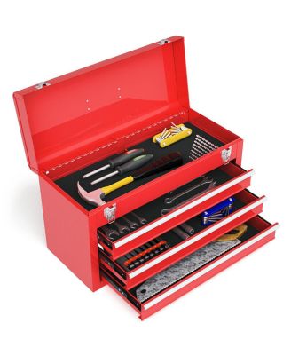 Portable Tool Chest Box Storage Cabinet Garage Mechanic Organizer