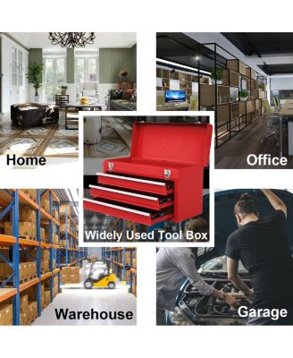 Portable Tool Chest Box Storage Cabinet Garage Mechanic Organizer