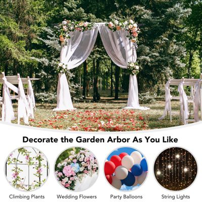 Garden Wedding Rose Arch Pergola Archway Flowers Climbing Plants Trellis Metal