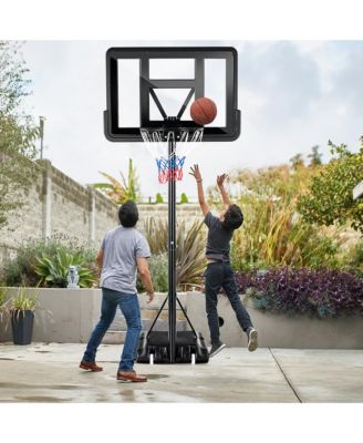 Portable Basketball Hoop Stand Adjustable Height Shatterproof