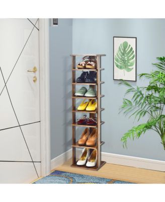 7-Tier Shoe Rack Free Standing Shelf Storage Tower