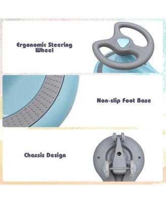 Wiggle Car Ride-on Toy w/ Flashing Wheels for Toddlers and Kids