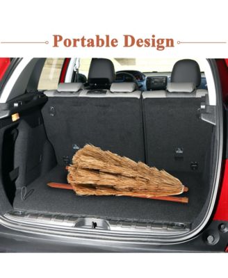 6.5 FT Thatched Beach Umbrella Tilt Tiki Hawaiian Patio Portable