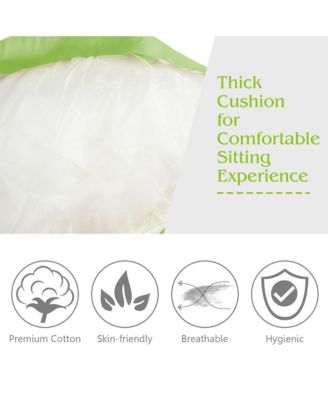 1 PC Rattan Papasan Chair  360-degree Swivel Ergonomic Chair