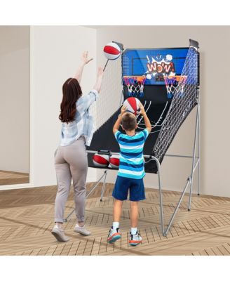 Dual Shot Basketball Arcade Game with 8 Game Modes Arcade Sound Electronic Scoring