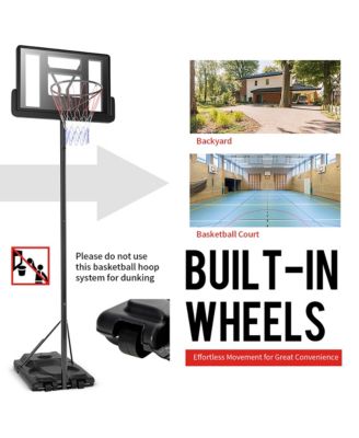 Height Adjustable Portable Basketball Hoop System