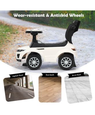 3 in 1 Ride on Push Car Toddler Stroller Sliding Car w/Music