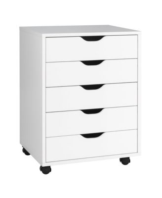 5 Drawer Chest Storage Dresser Floor Cabinet Organizer