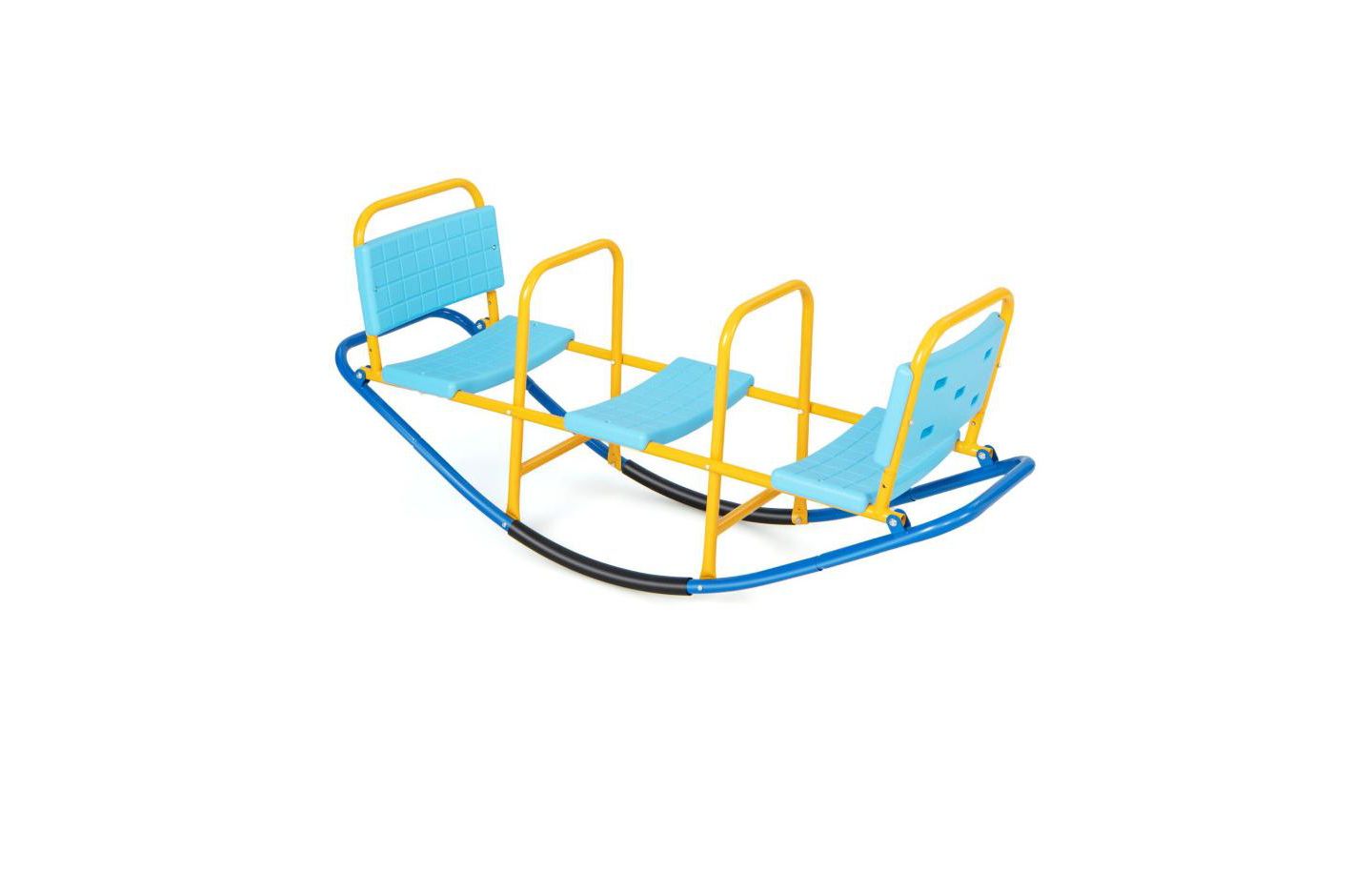 Детская игрушка Slickblue Outdoor Kids Seesaw Swivel Teeter for 3 to 8 Years Old, цвет: Синий — фото 1