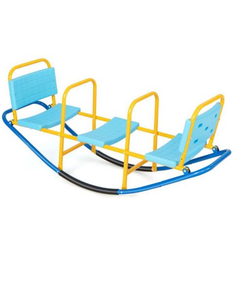 Детская игрушка Slickblue Outdoor Kids Seesaw Swivel Teeter for 3 to 8 Years Old, цвет: Синий