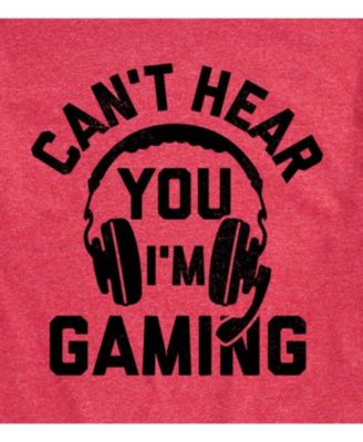 Hybrid Apparel Can't Hear You Gaming Men's Short Sleeve Tee