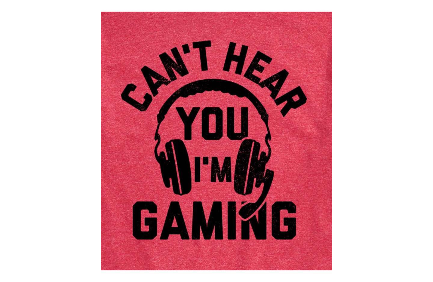 Мужская футболка AIRWAVES Hybrid Apparel Can't Hear You Gaming Short Sleeve, цвет: Меланжевый — фото 4