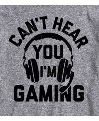 Hybrid Apparel Can't Hear You Gaming Men's Short Sleeve Tee