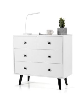 4 Drawers Dresser Chest of Drawers Free Standing Sideboard Cabinet
