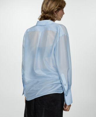 Women's Oversized Silk Cotton Shirt