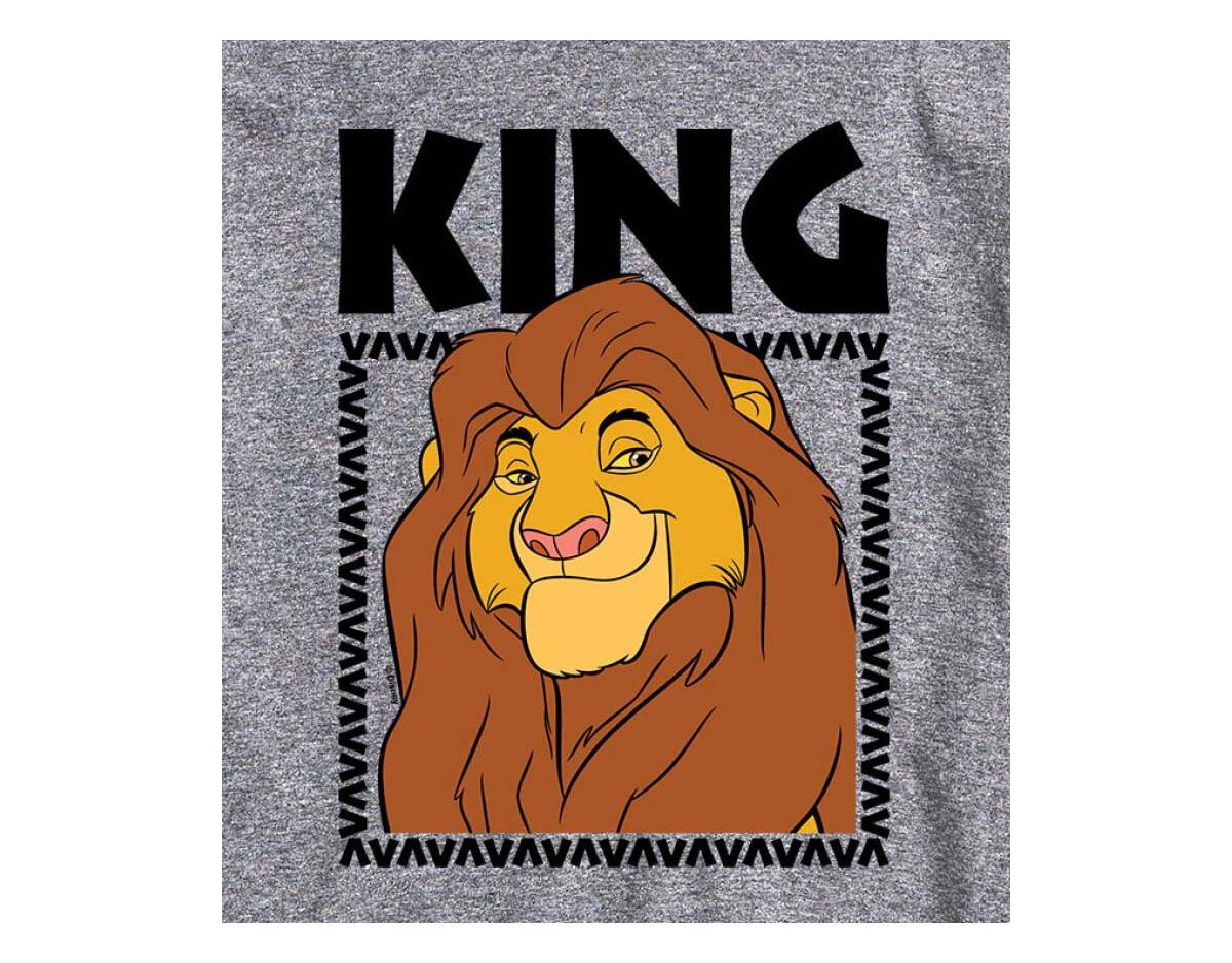 Airwaves Hybrid Apparel King Mufasa Mens Short Sleeve Tee In Cream
