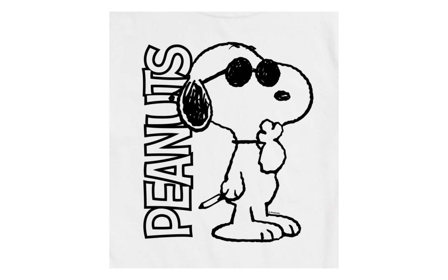Hybrid Apparel Joe Cool Peanuts Logo Men's Short Sleeve Tee