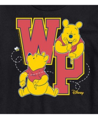 Hybrid Apparel Winnie the Pooh Collegiate Letters Men's Short Sleeve Tee