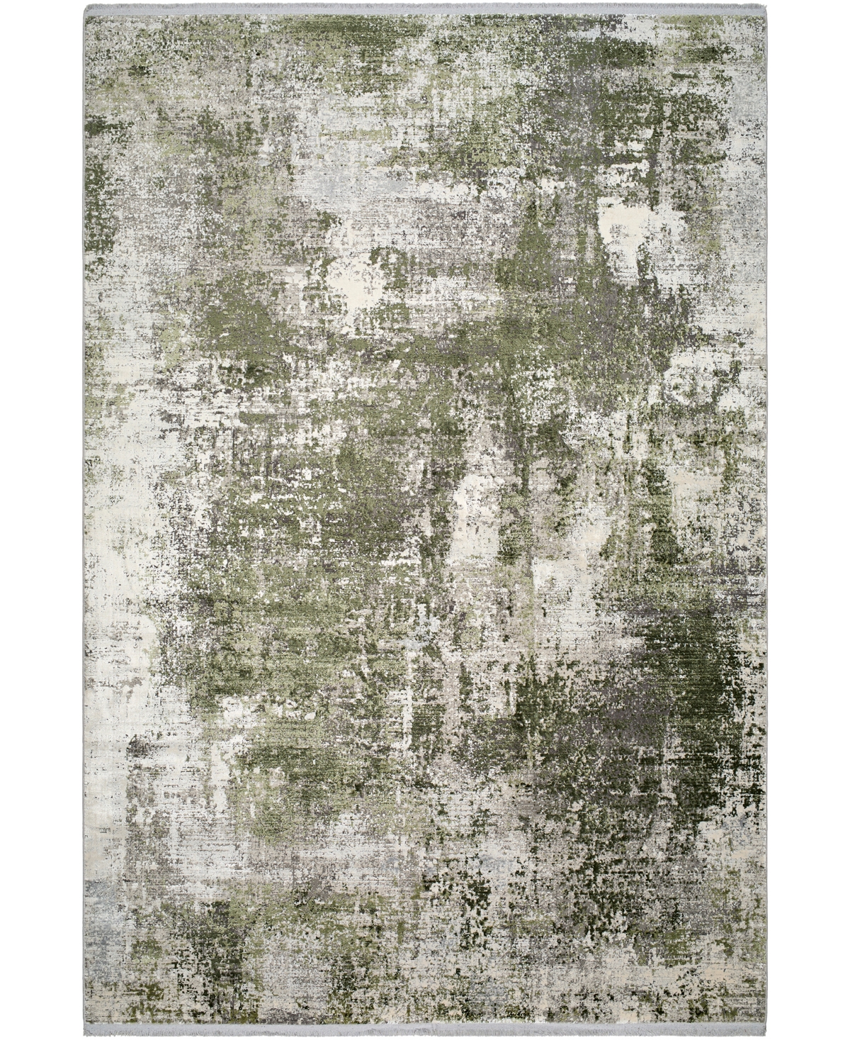 Surya Solar 492064 3'1"x8' Runner Area Rug In Silver