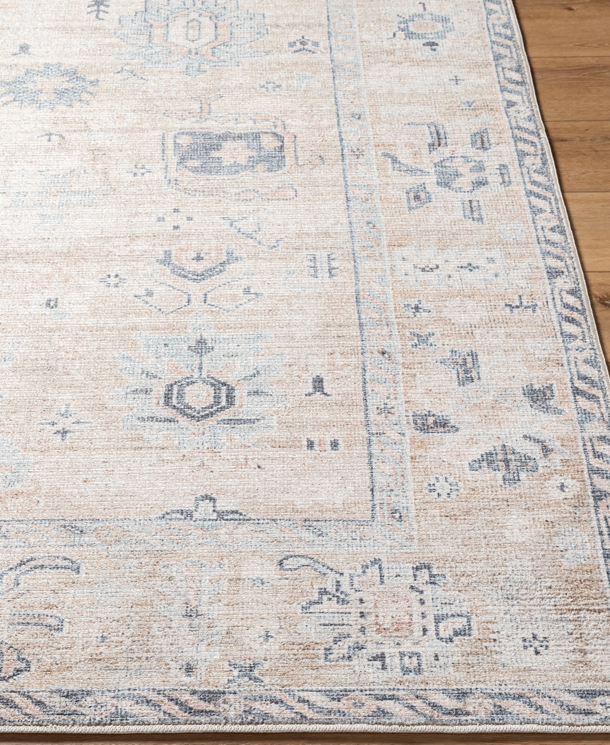 Surya Marlon 526199" 5'2"x7' Area Rug In Beige