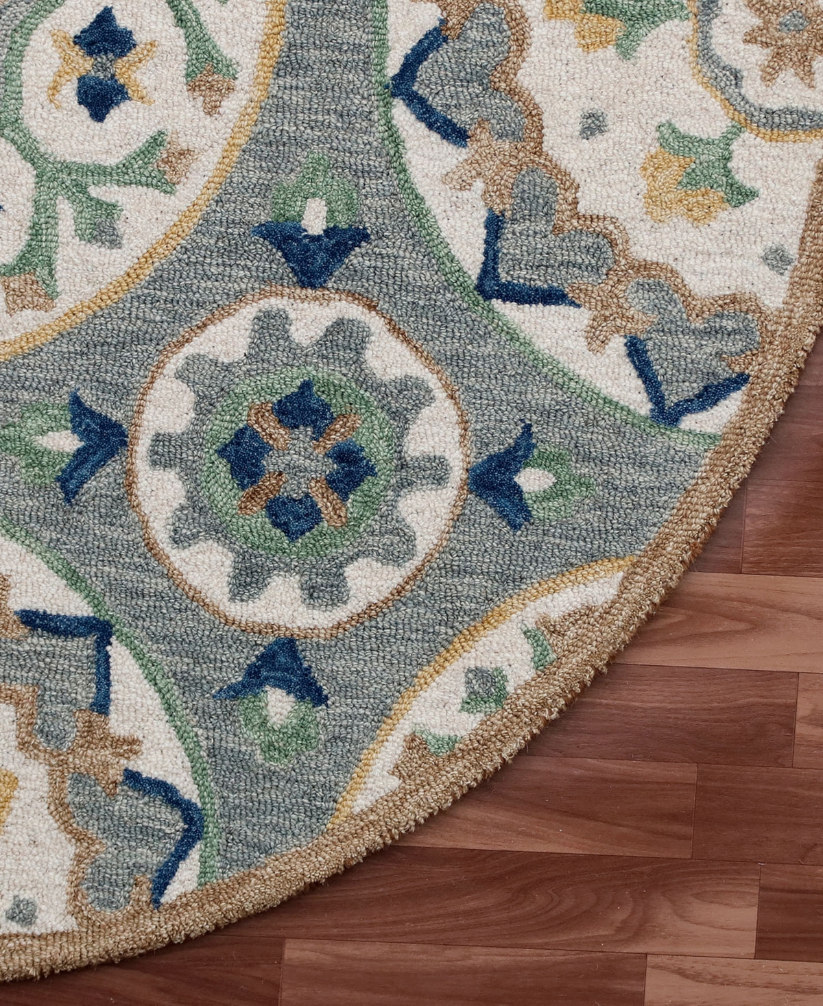 Lr Home Rochelle Rug-135 3'x3' Area Rug - Gray-brown