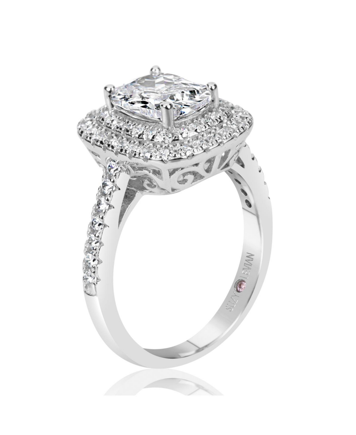 Suzy Levian New York Suzy Levian Sterling Silver Cubic Zirconia Ring