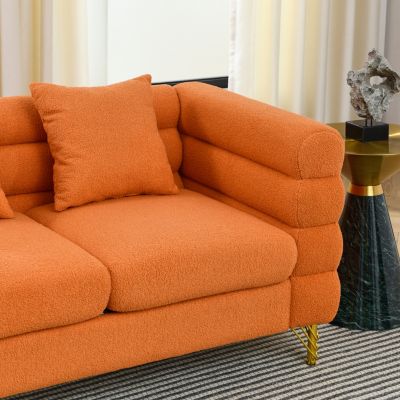 81.5" Oversized L-Shaped Sectional Sofa Cover - 5-Seater