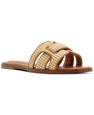 ALDO - Women's Elenaa Woven Flat Slide Sandals