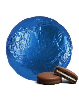 Just Candy 20 Pcs Foil Wrapped Chocolate Covered Oreo Cookies Blue ...