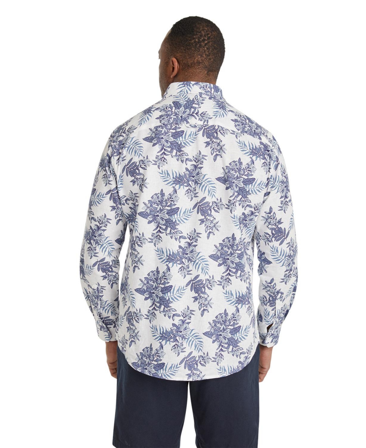 Johnny Bigg Big & Tall Mykonos Linen Blend Shirt