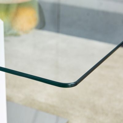 Streamdale Modern Glass Top Coffee Table