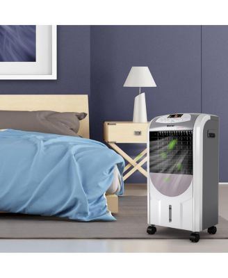 Portable Air Cooler Fan &amp; Heater Humidifier with Washable Filter Remote Control