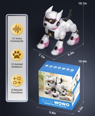 Smart Interactive Robot Dog Toy for Kids with Remote Control, Voice and Touch Features