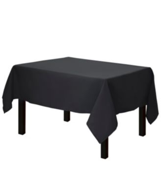 Square Tablecloth - 52 x 52 Inch - Heavy Duty Washable Polyester - For Small Square or Round Tables