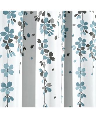 Weeping Flower Light Filtering Window Curtain Panels