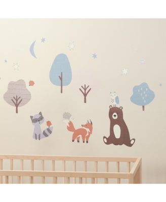 Sleepytime Bear Woodland Animals Wall Decals/Stickers