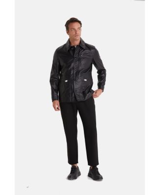 Men's Safari Coat, Black
