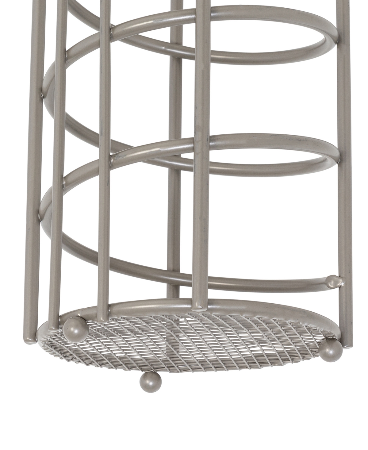 Honey Can Do Steel Toilet Paper Holder With Pole In Satin Nickel