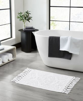 Jean Pierre New York Ricardo Fringe Cotton Bath Rug 27" x 52"